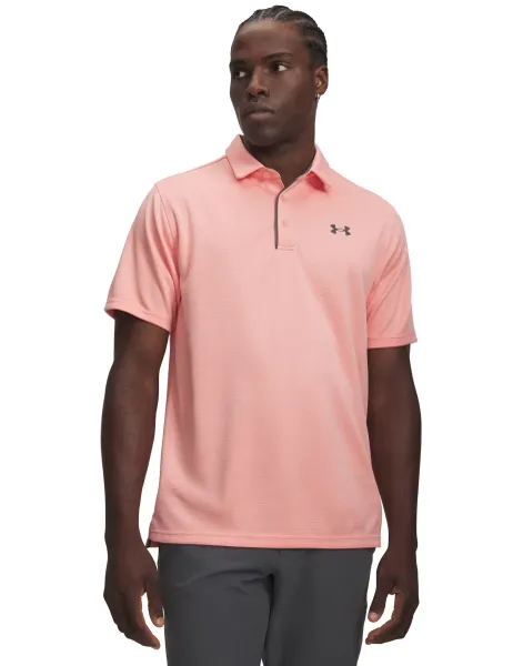 UA Tech Polo Shirt Pink