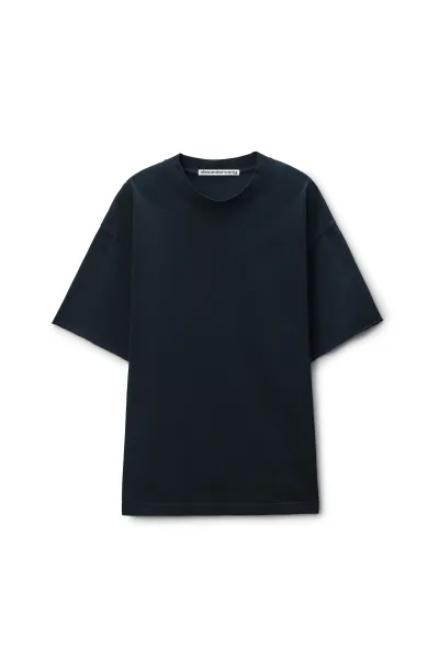 Black Cotton Logo T-Shirt