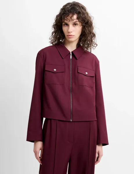 French Connection Lightweight Collared jacket Red