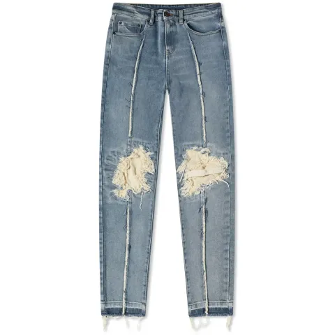 Shredded Knee Jeans