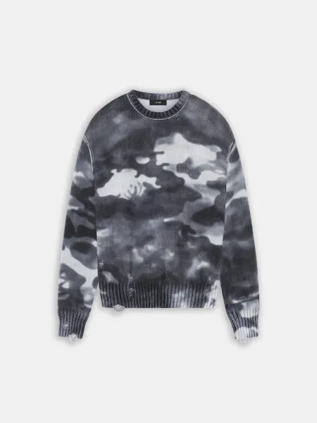 CAMO SWEATER - Grey