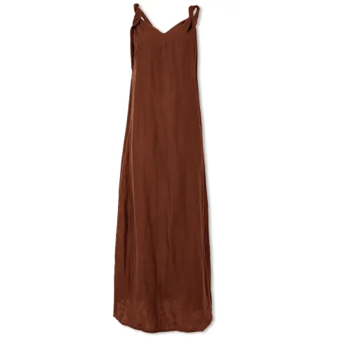 Turn Linen Midi Dress