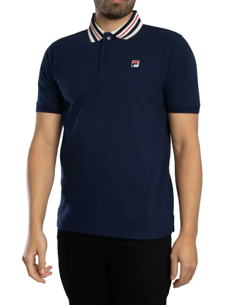 Fila Achille Heritage Tape Basic Polo Shirt