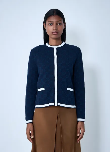 GG Fine Cotton Cardigan