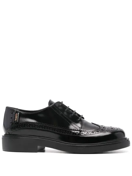 TOD’S Lace-Ups Leather Oxford Black