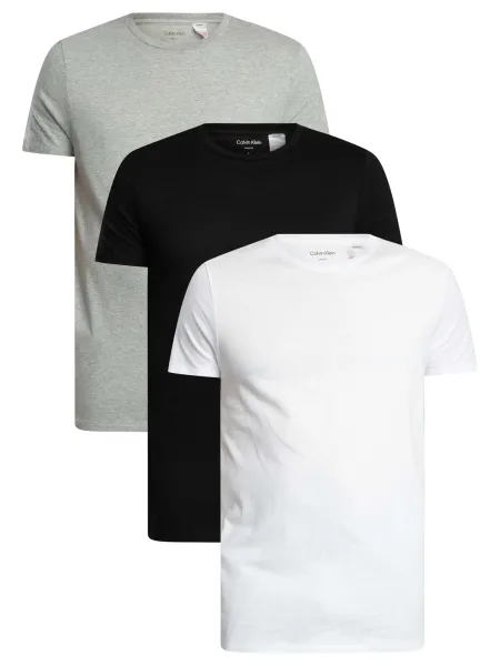 Calvin Klein 3 Pack Lounge Classic Crew T-Shirts