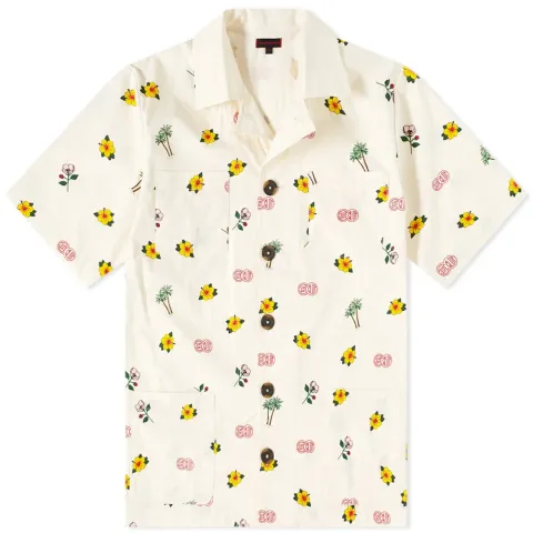 All Over Print Pajama Shirt