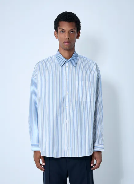 Striped Button-Down Shirt