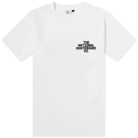 The National Skateboard Co. Block Logo Tee
