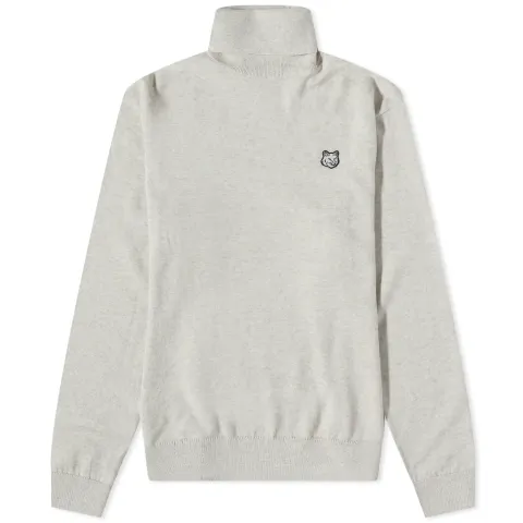 Fox Head Patch Turtleneck Knit