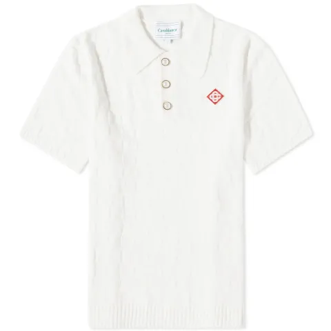 Boucle Knit Polo