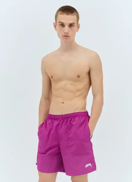 Logo Print Swim Shorts