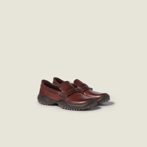 Leather loafers