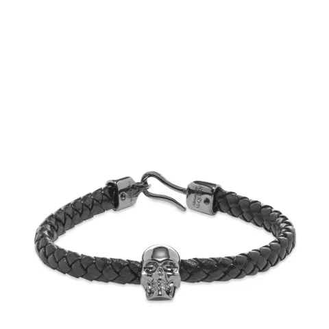 Leather Skull Bracelet
