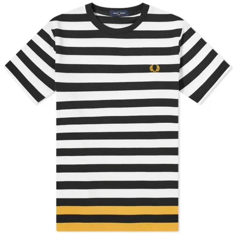 Bold Stripe Pique T-Shirt