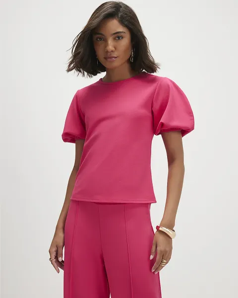 River Island Puff Sleeve Top