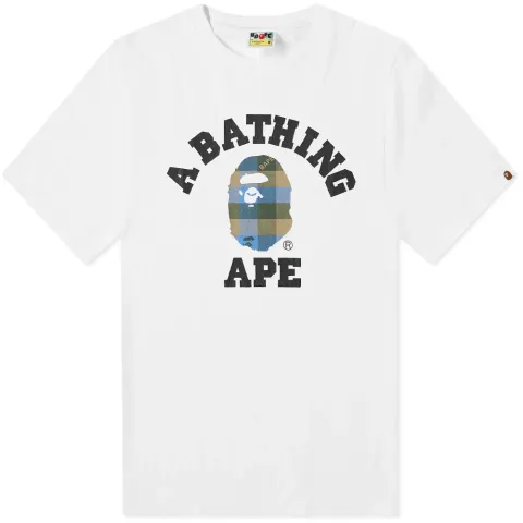 Block Check College T-Shirt C
