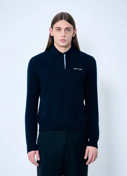 Cashmere Polo Sweater