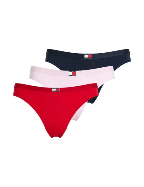 Tommy Hilfiger 3pk Heritage Cotton Rich Bikini Knickers Multi