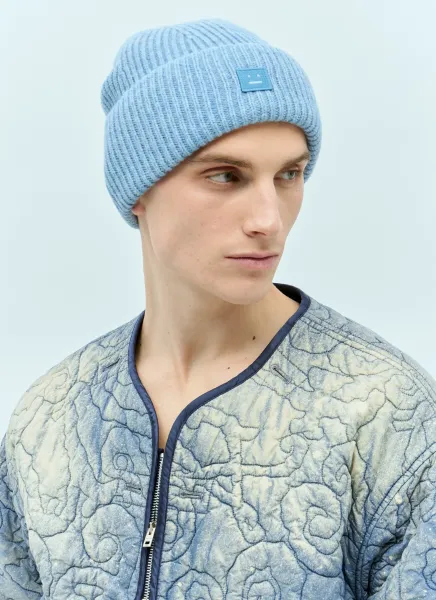 Small Face Logo Beanie Hat