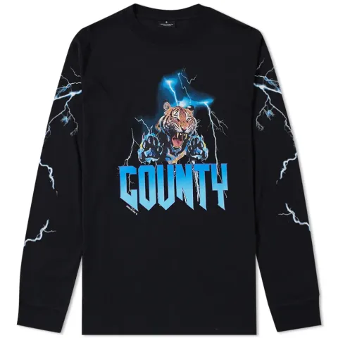 Long Sleeve Tiger Lightning Tee