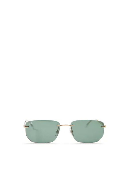 Ray-Ban 0RB3768 Rimless Oval Sunglasses