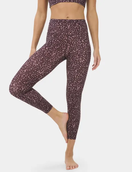 Sweaty Betty Ultimate Studio Animal 7/8 Yoga Leggings Brown Mix