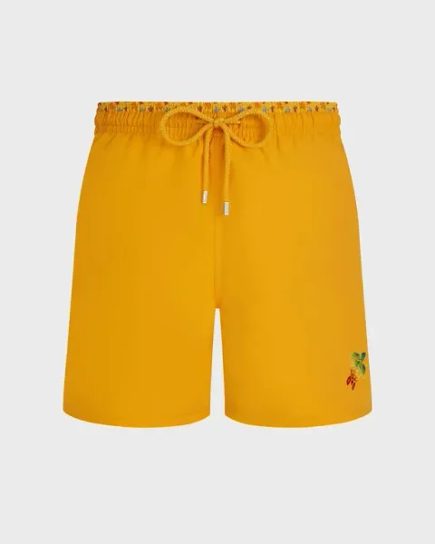 Vilebrequin Men Swim Shorts Bicolor Micro Ronde Des Tortues