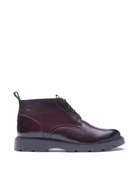 Base London Leather Chukka Boots Brown