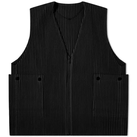 Pleated Gilet