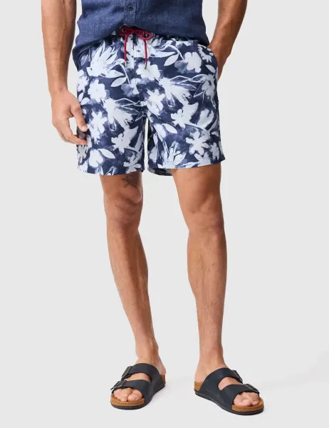Rodd & Gunn Floral Swim Shorts Indigo Mix