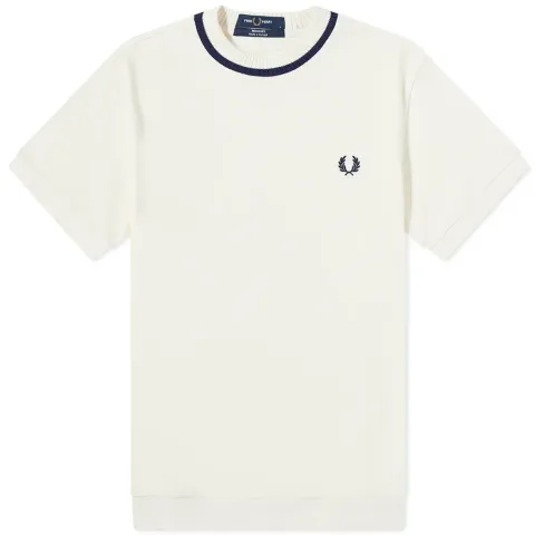 Crew Neck Pique T-Shirt