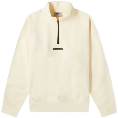 Mock Neck Half Zip Sweat