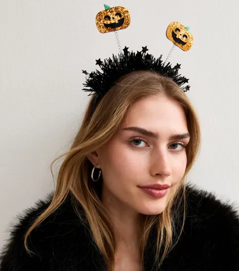 New Look Orange Halloween Pumpkin Bopper Headband