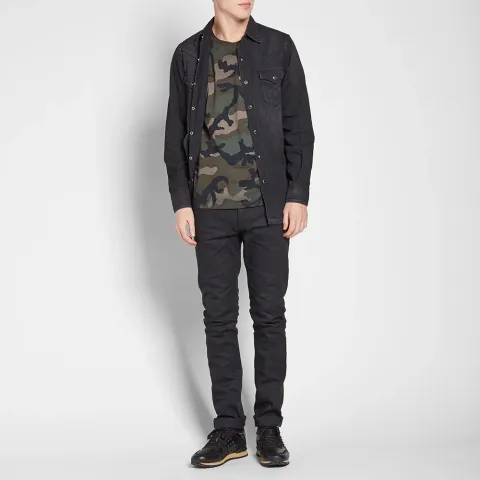 Distressed Camo Tee