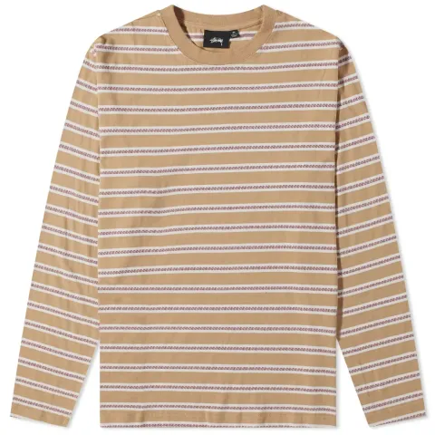 Multi Colour Striped Crew Sweat
