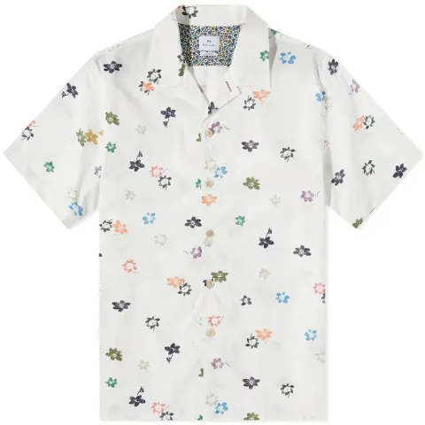 Floral Print Short Sleeve Shirt