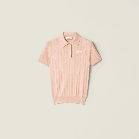 Cashmere polo sweater