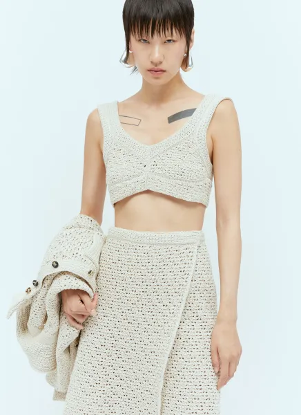 Textured Knit Crop Top