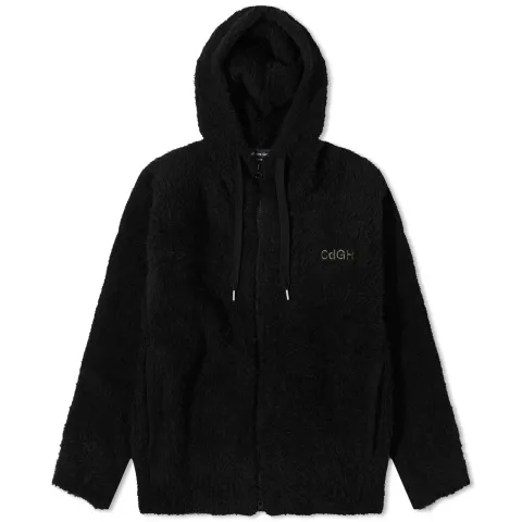 Comme Des Garçons Homme Wool Fleece Zip Hoodie