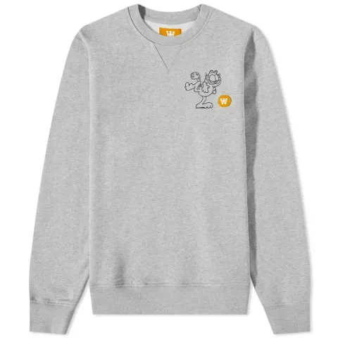 x Garfield Tye Kick Logo Crew Sweat