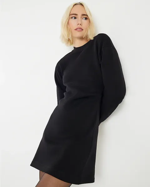 River Island Drape Sweatshirt Dress