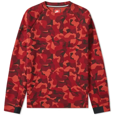 Tech Fleece Camo Crew