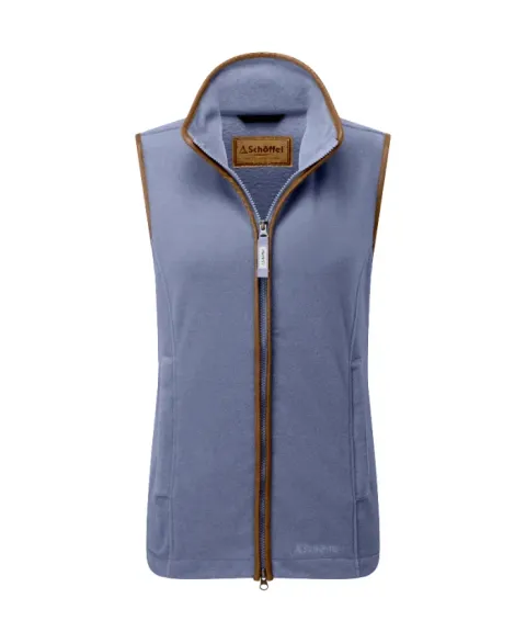 Schöffel Country Lyndon Fleece Gilet - Stone Blue