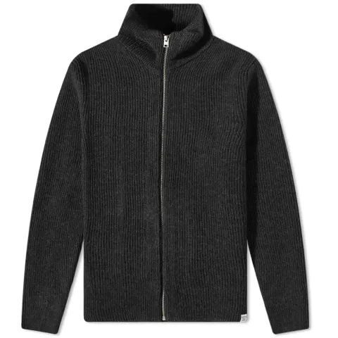 Hagen Cotton Full Zip Knit
