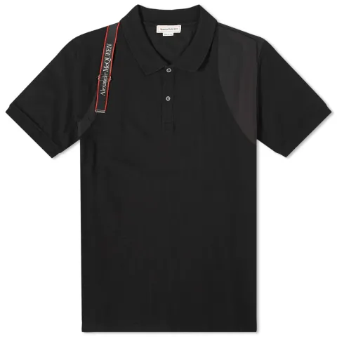 Tape Logo Harness Polo Shirt