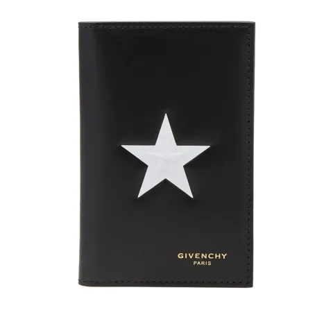 Stars Leather Card Holder