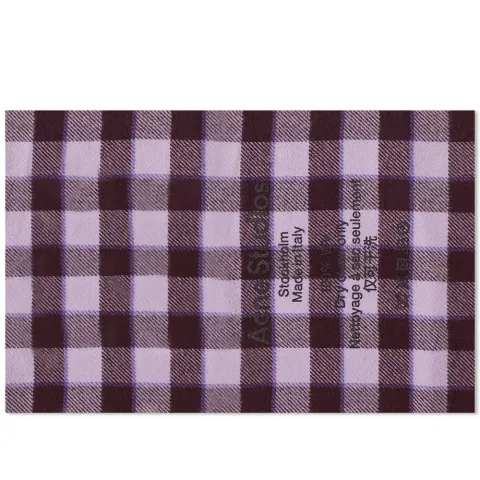 Cassiar Check Narrow New Scarf