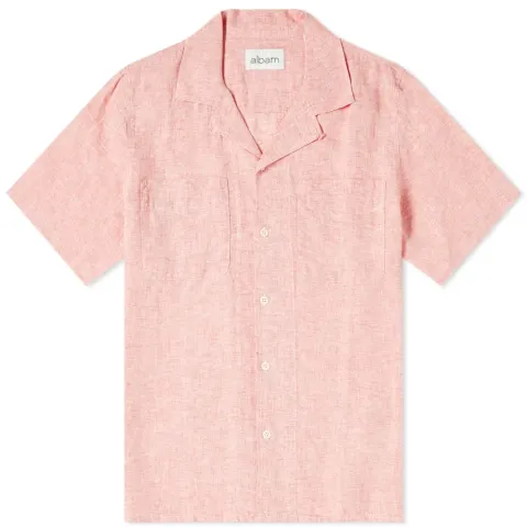 Short Sleeve Revere Collar Shirt