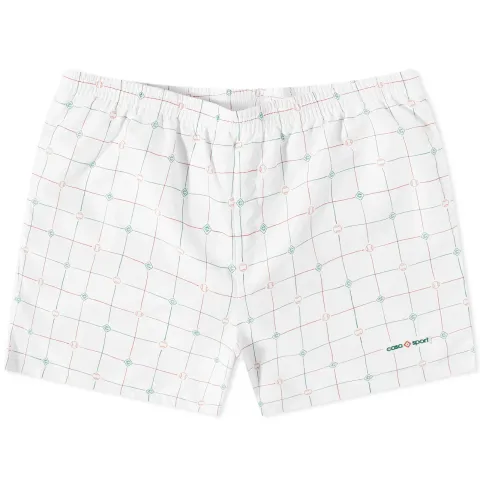 Tennis Check Swim Shorts